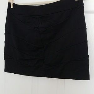 Express black bandage mini skirt size 8